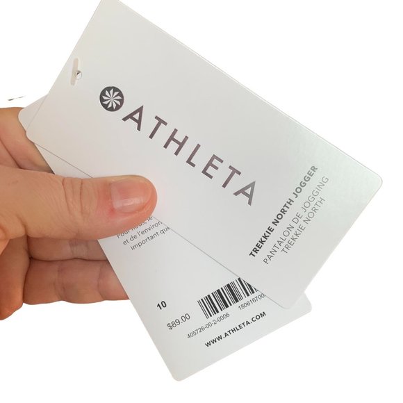 🆕 Athleta Trekkie North Jogger Pant in Black Current Season Size 12 - Picture 10 of 11